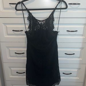 Free people black mini dress